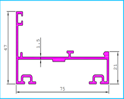 Aluminium Section in Delhi, Aluminium Section Dealer in Delhi, Aluminium Fabricator in Delhi