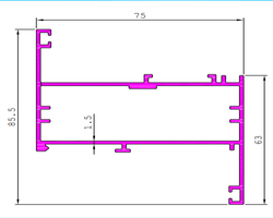 Aluminium Section in Delhi, Aluminium Section Dealer in Delhi, Aluminium Fabricator in Delhi