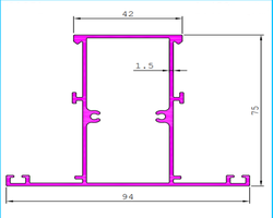 Aluminium Section in Delhi, Aluminium Section Dealer in Delhi, Aluminium Fabricator in Delhi