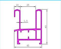 Aluminium Section in Delhi, Aluminium Section Dealer in Delhi, Aluminium Fabricator in Delhi